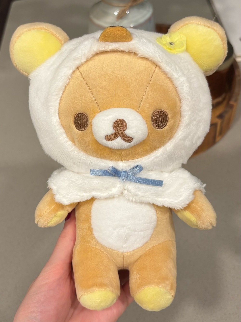 🧸 Rilakkuma San-X Original Swan Series Plush Kawaii Bear Plush Angel Wings